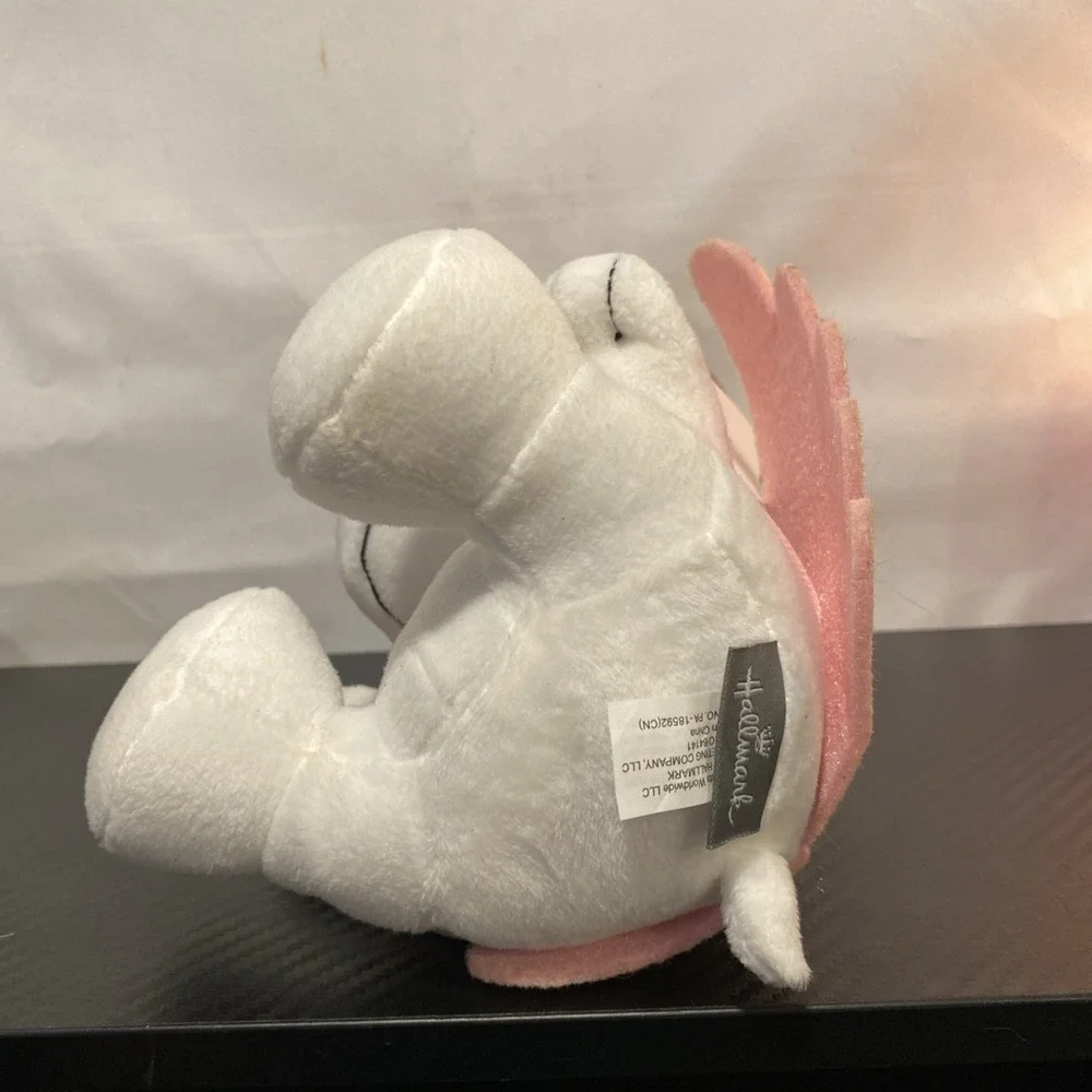 Snoopy Cupid Peanuts Valentine's Day Plush Hallmark Gift 9 Inches With Wings NWT
